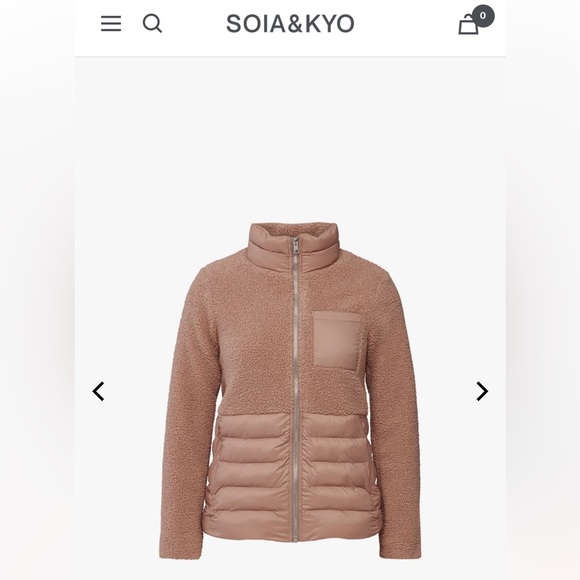 SOIA & KYO Colleen Women's Sherpa  hybrid slim fit jacket - Picture 2 of 12